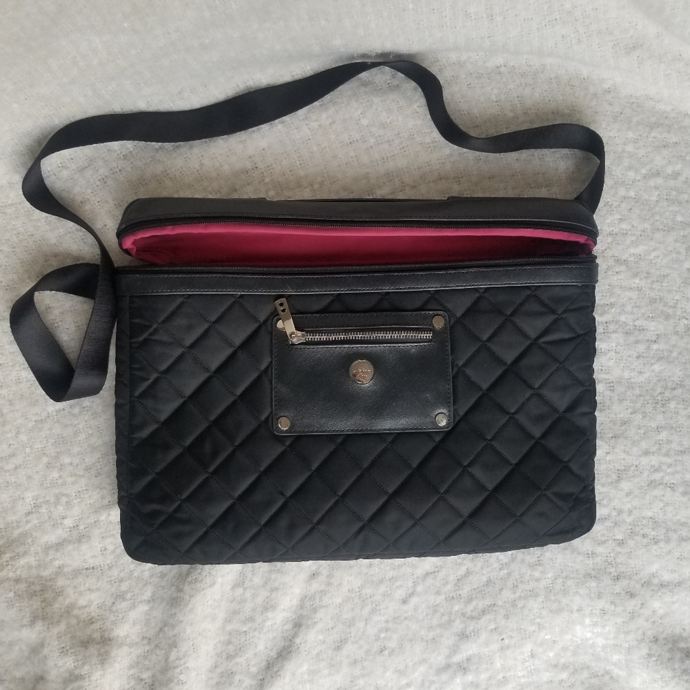 Black knomo laptop work bag